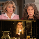 Top: Jane Fonda, Lily Tomlin; bottom: Olivia Taylor Dudley